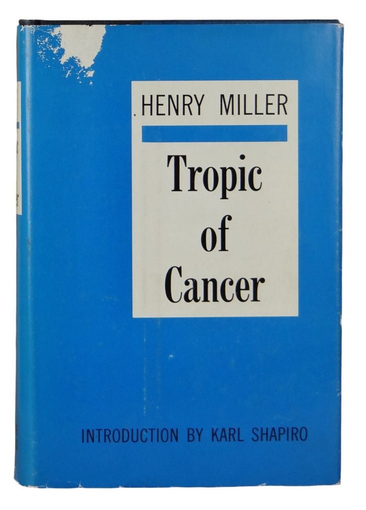 Item #140904084 Tropic of Cancer. Henry Miller.