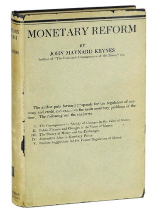 Item #140906100 Monetary Reform. John Maynard Keynes