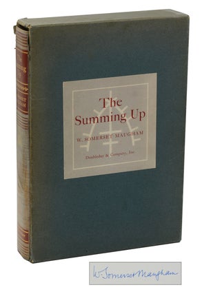 Item #140937047 The Summing Up. W. Somerset Maugham