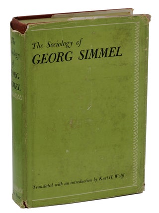 Item #140937194 The Sociology of Georg Simmel. Georg Simmel, Kurt H. Wolff
