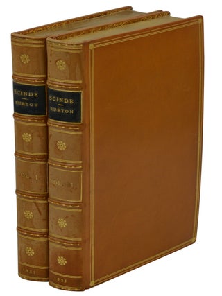 Item #140937357 Scinde; or the Unhappy Valley. Richard F. Burton