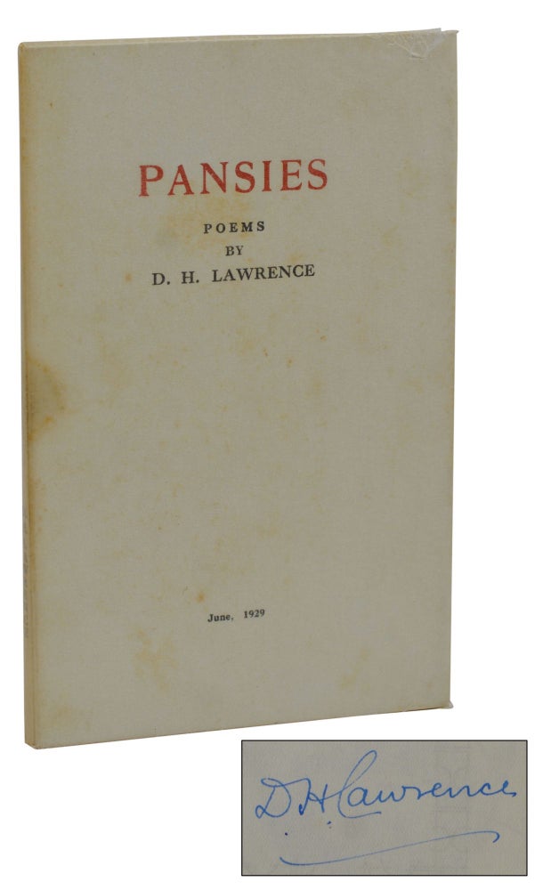 Item #140937444 Pansies. D. H. Lawrence.