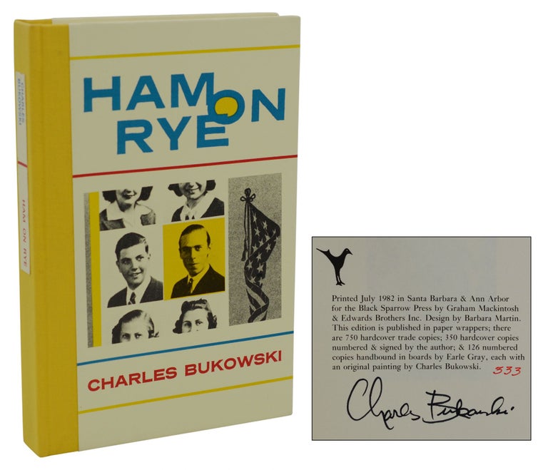 Item #140937450 Ham on Rye. Charles Bukowski.