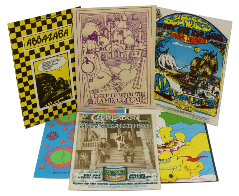 Item #140937577 Six vintage psychedelic rock postcards from The Family Dog. The Family Dog.