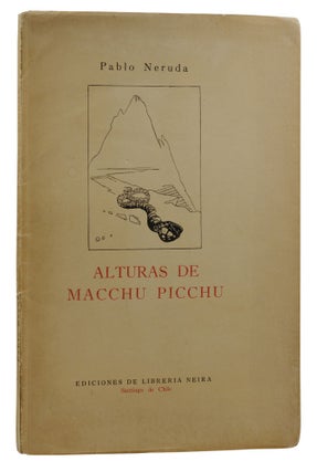 Item #140937760 Alturas de Macchu Picchu. Pablo Neruda