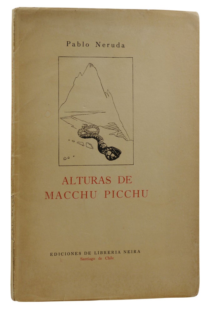 Item #140937760 Alturas de Macchu Picchu. Pablo Neruda.