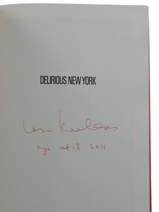 Delirious New York
