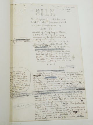 Silk: A Legend as Narrated in the Journals and Correspondence of Jan Po