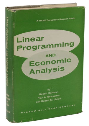 Item #140938165 Linear Programming and Economic Analysis. Robert Dorfman, Paul Samuelson, Robert...