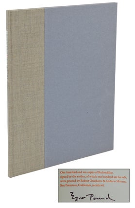 Item #140938344 Redondillas, or Something of That Sort. Ezra Pound