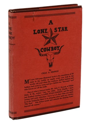 Item #140938445 A Lone Star Cowboy. Charles Siringo