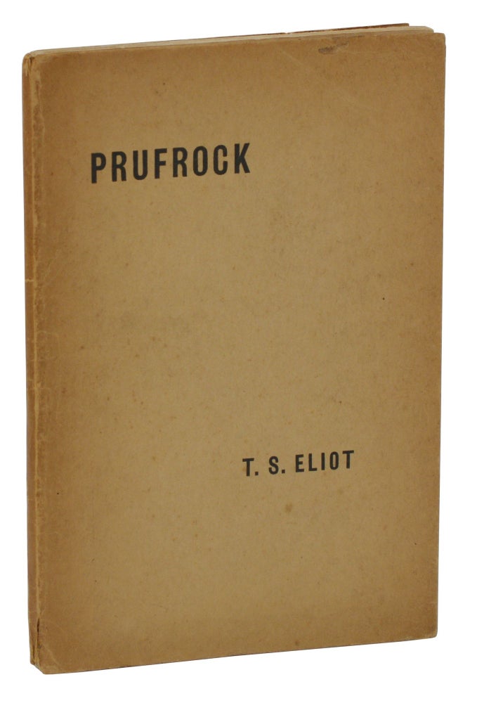 Item #140938594 Prufrock and Other Observations. T. S. Eliot.