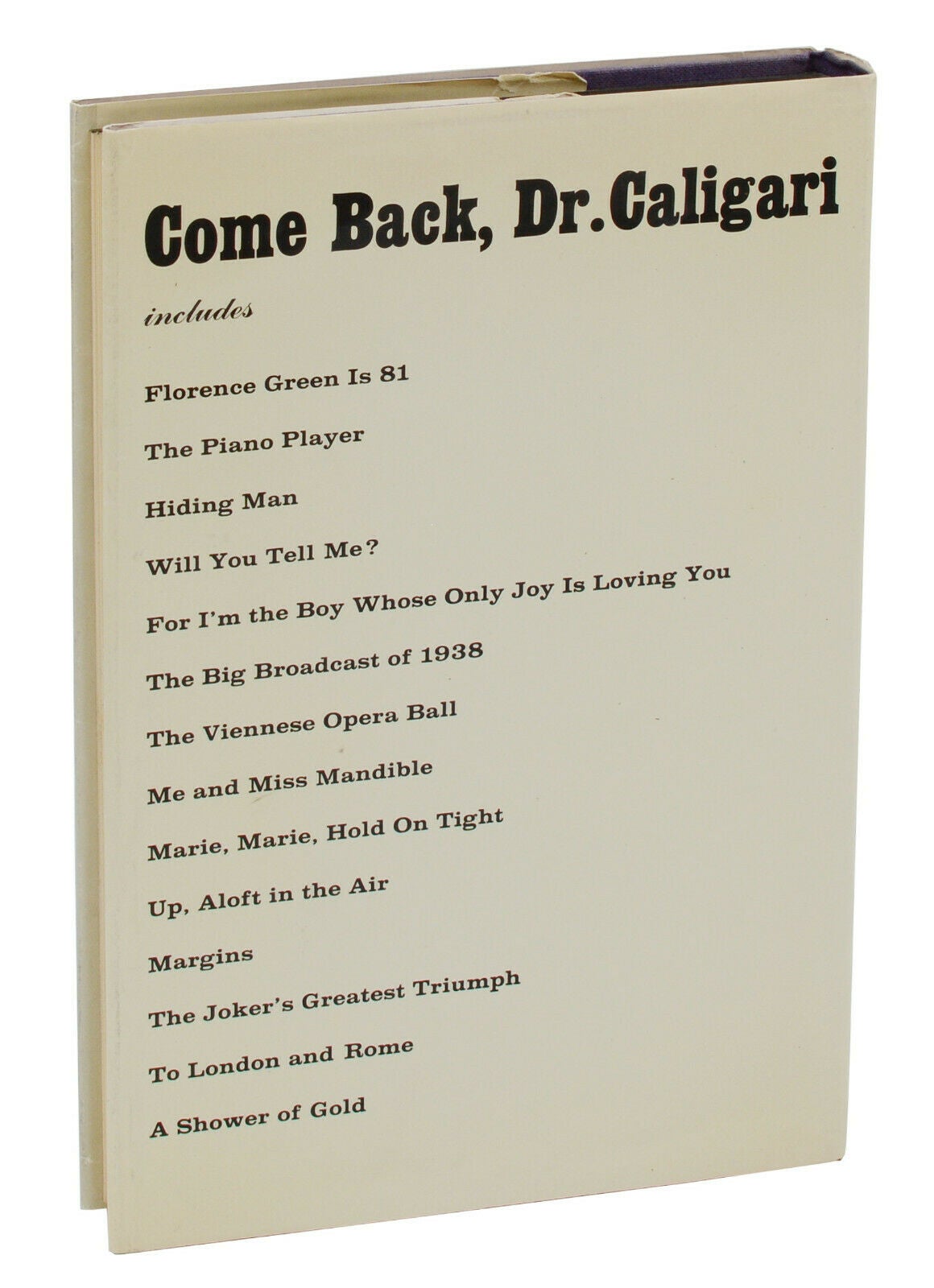 Come Back, Dr. Caligari by Donald Barthelme