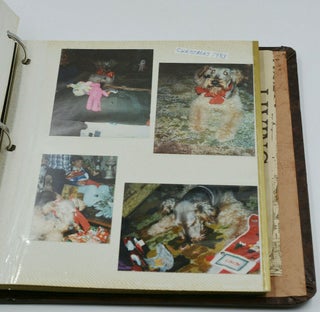[Photo Album]: Vintage Photo Book Documenting the Lives of Two Airedale Terriers