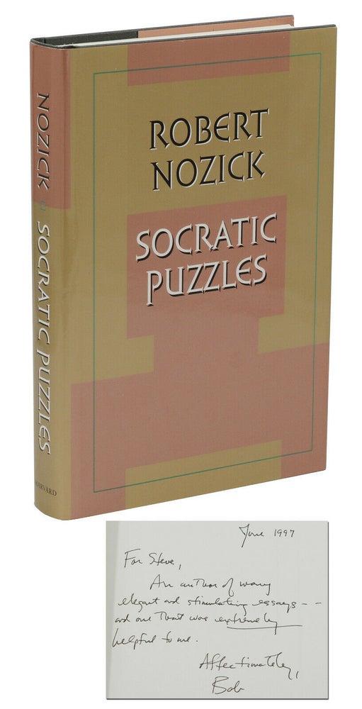 Item #140938700 Socratic Puzzles. Robert Nozick, Stephen Jay Gould.
