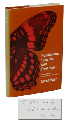 Item #140938738 Populations, Species, and Evolution. Ernst Mayr, Stephen Jay Gould