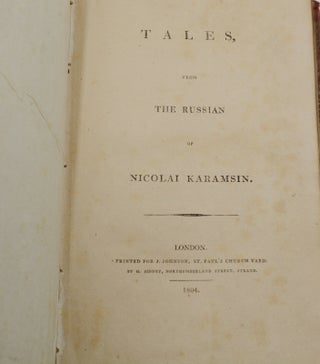 Tales from the Russian by Nicolai Karamsin