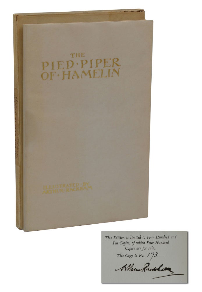 Item #140938877 The Pied Piper of Hamelin. Arthur Rackham, Robert Browning, Illustrations.