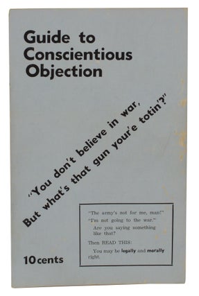 Item #140938928 Guide to Conscientious Objection. Paul Lauter, Students for a. Democratic...