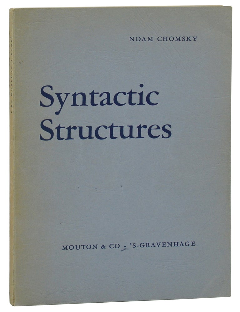 Item #140939066 Syntactic Structures. Noam Chomsky.