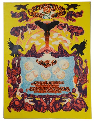 Item #140939086 Original psychedelic poster for the Oakland Ballet accompanied by visuals and...