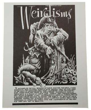 Item #140939115 Original "Wizard" poster from Weirdisms series. Lee Brown Coye