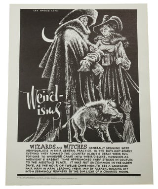 Item #140939117 Original "Wizards and Witches" poster from the Weirdisms series. Lee Brown Coye