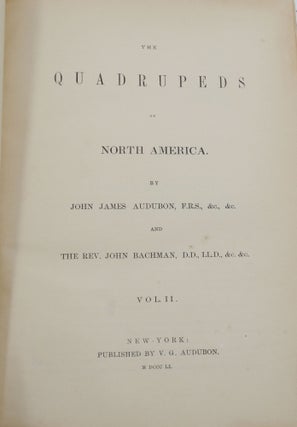 The Quadrupeds of North America