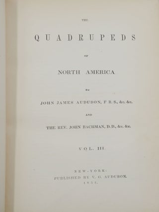 The Quadrupeds of North America