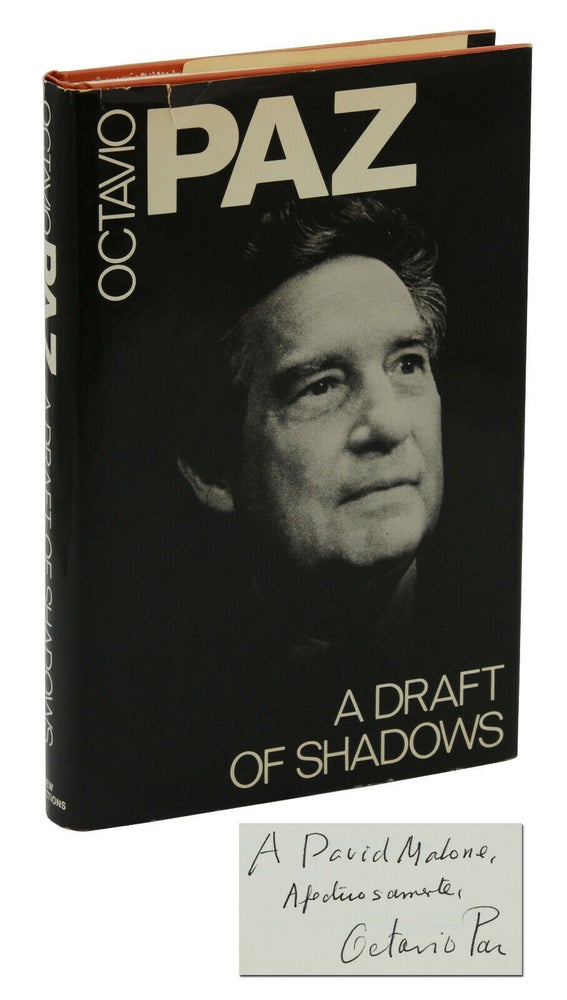 Item #140939163 A Draft of Shadows and Other Poems. Octavio Paz, Eliot Weinberger, Elizabeth Bishop, Mark Strand, and.
