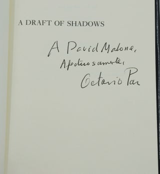 A Draft of Shadows and Other Poems