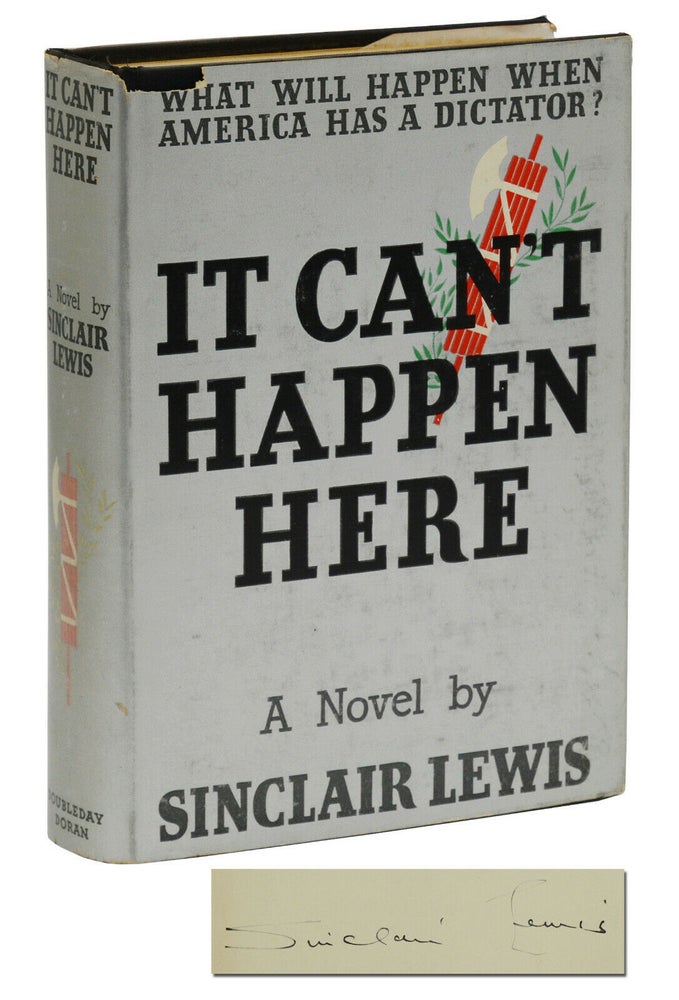 Item #140939219 It Can't Happen Here. Sinclair Lewis.
