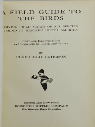 A Field Guide to the Birds