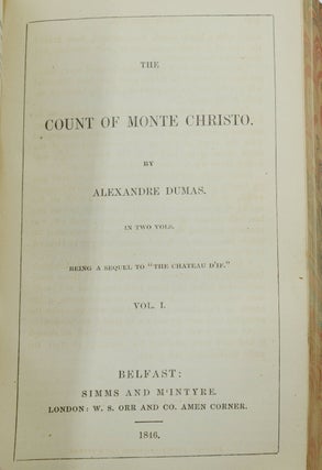 (The Count of Monte Cristo) The Chateau D'If: A Romance, & The Count of Monte Christo, with George: or the Planter of the Isle of France