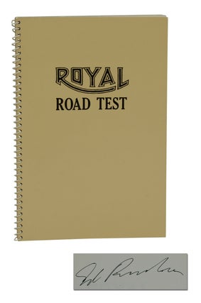 Item #140939345 Royal Road Test. Edward Ruscha, Mason Williams, Patrick Blackwell
