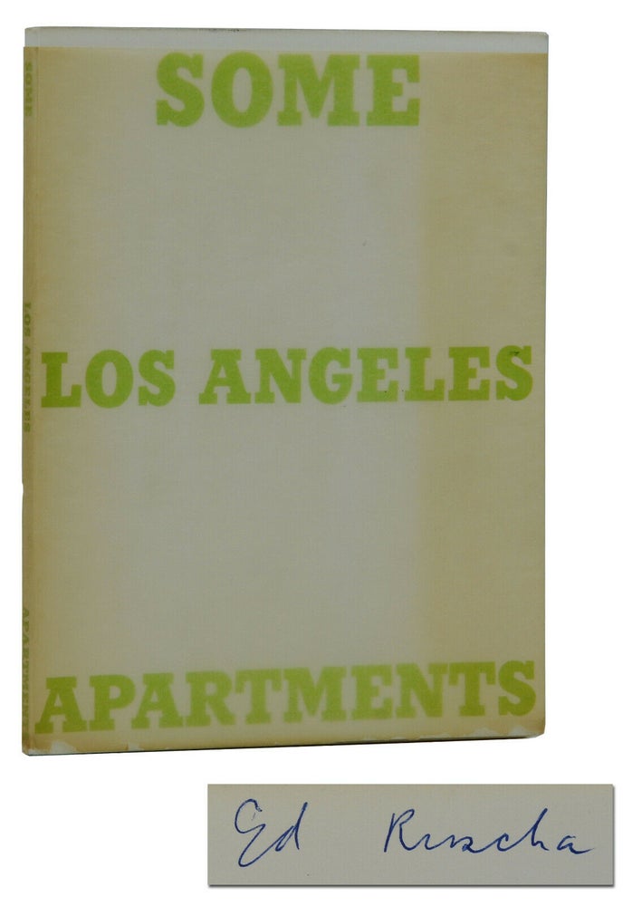 Item #140939346 Some Los Angeles Apartments. Edward Ruscha.