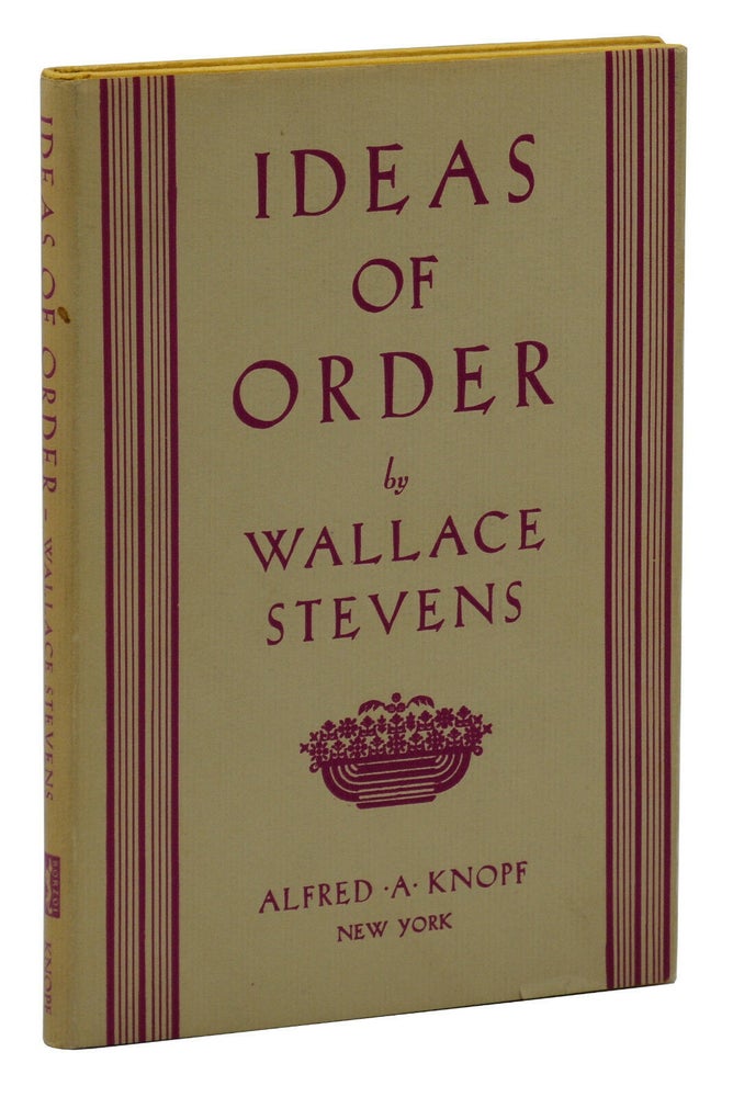 Item #140939386 Ideas of Order. Wallace Stevens.