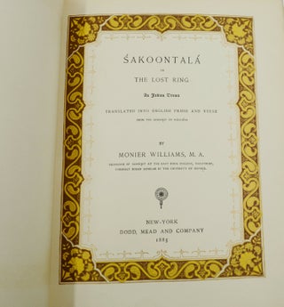 Sakoontala: or, the Lost Ring, An Indian Drama