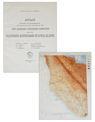 Item #140939603 Atlas of Maps and Seismograms Accompanying the Report of the State Earthquake...