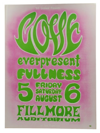 Item #140939686 Original poster for Love & everpresent fullness, August 5 & 6, 1966 at Fillmore...