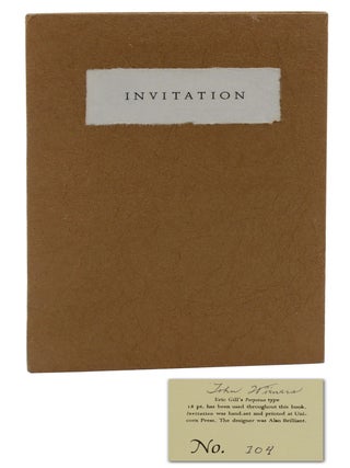 Item #140939728 Invitation. John Wieners