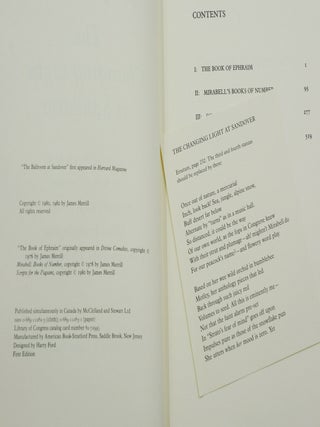 The Changing Light at Sandover: Including the whole of The Book of Ephraim, Mirabell's Books of Number, Scripts for the Pageant and a new coda, The Higher Keys