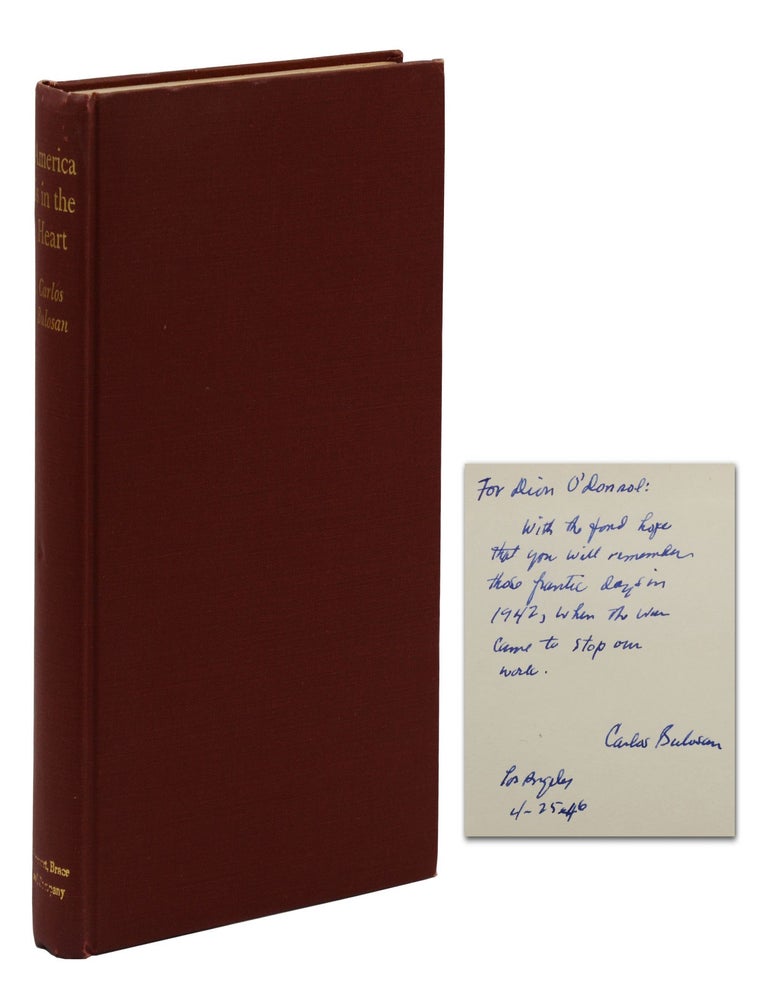 Item #140939768 America is in the Heart: A Personal History. Carlos Bulosan.