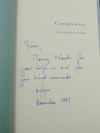 Complexity: Life at the Edge of Chaos
