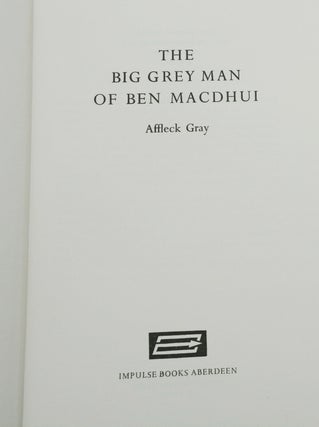 The Big Grey Man of Ben MacDhui