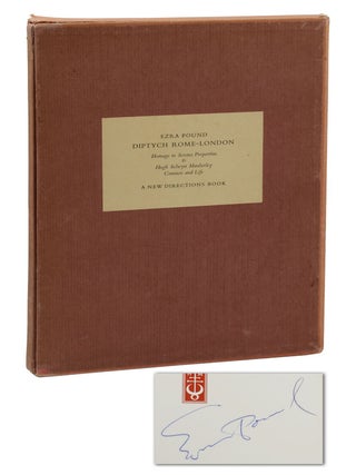 Item #140940022 Diptych Rome-London: Homage to Sextus Propertius & Hugh Selwyn Mauberley Contacts...
