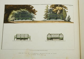 Designs in Architecture: For Garden Chairs, Small Gates for Villas, Park Entrances, Aviarys, Temples, Boat Houses, Mausoleums, and Bridges; with their Plans, Elevations, and Sections, Accompanied with Scenery, etc.