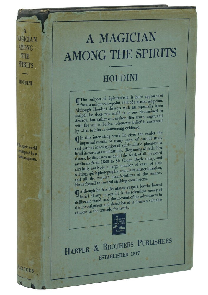 Item #140940110 A Magician Among the Spirits. Harry Houdini.