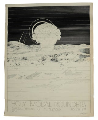 Item #140940113 Holy Modal Rounders, January 19, 1975 at Euphoria, Portland (Original poster)....