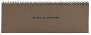Item #140940164 Brutus Killed Caesar. John Baldessari